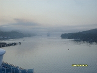 Ship in fog