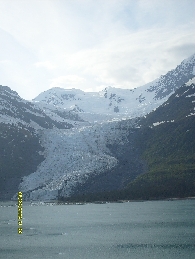 View of glacier