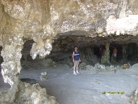 Inside the cave