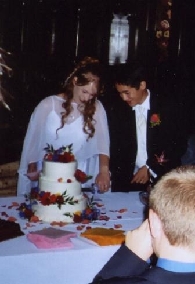 Cutting the cake