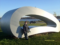 Sunny sculpture park