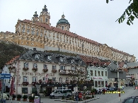 Abbey above the town