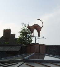 Cat weathervane