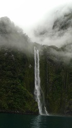 Narrow waterfall