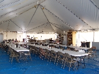 Inside dining hall