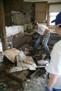 Kitchen clearing