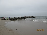 Beach lingerers