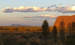 Kata Tjuta in distance