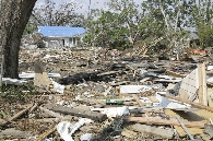 Destroyed neighborhood