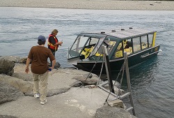 Haast River jet boat